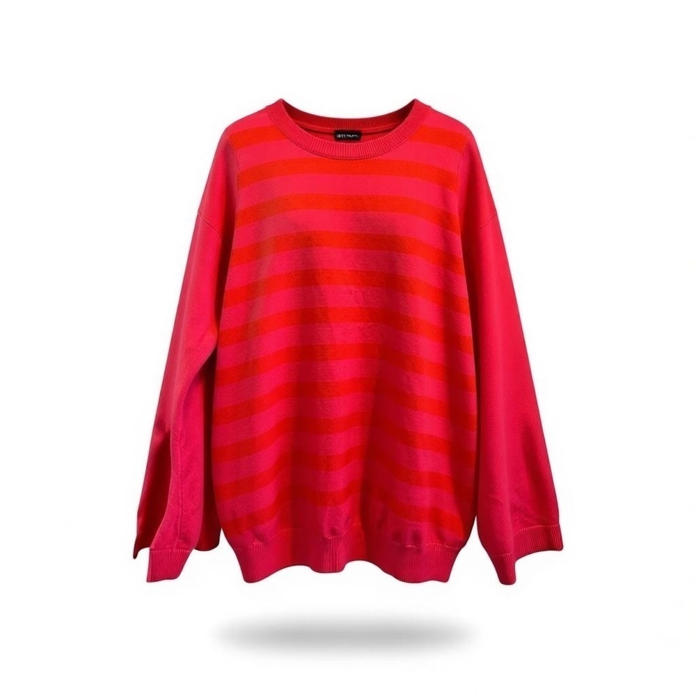 NEW ava lightweight crew sweater with cutout bell sleeves